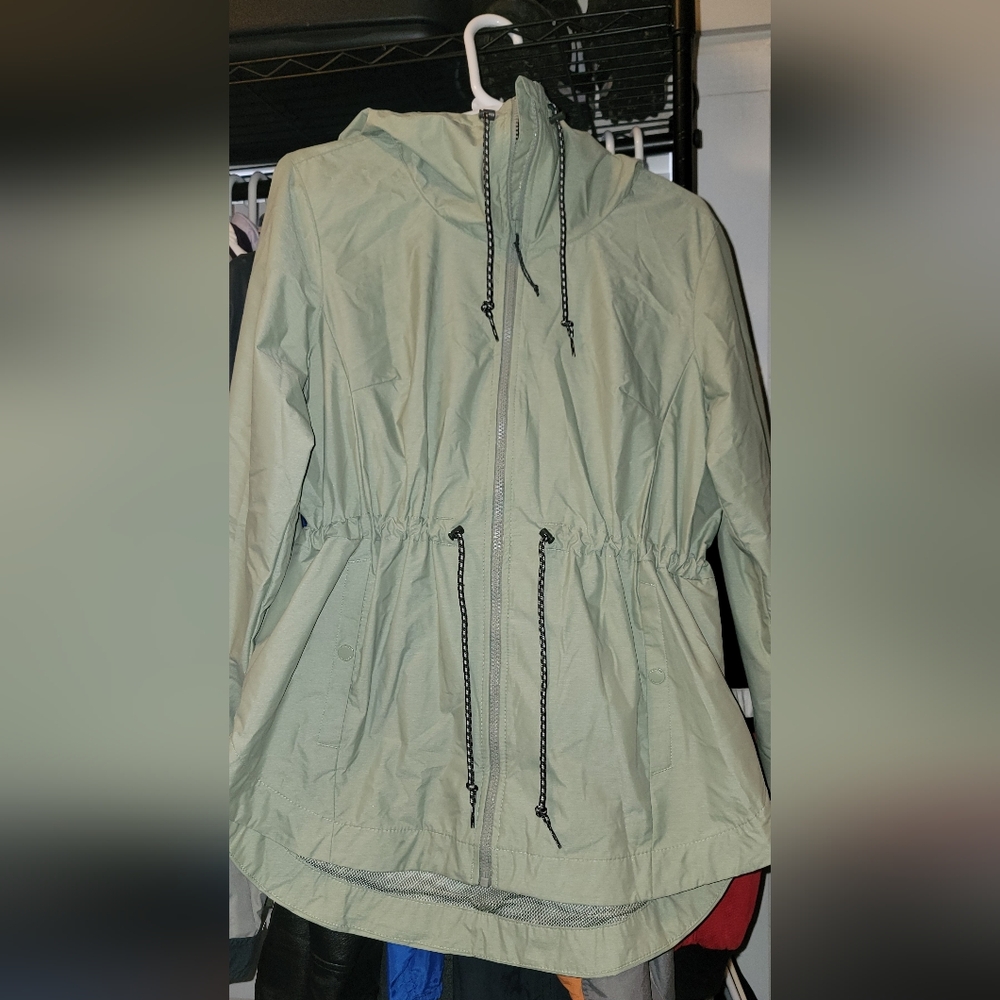 Women's Columbia Green Hooded Jacket
